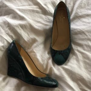 Kate Spade wedge pumps 3.5 inch heel